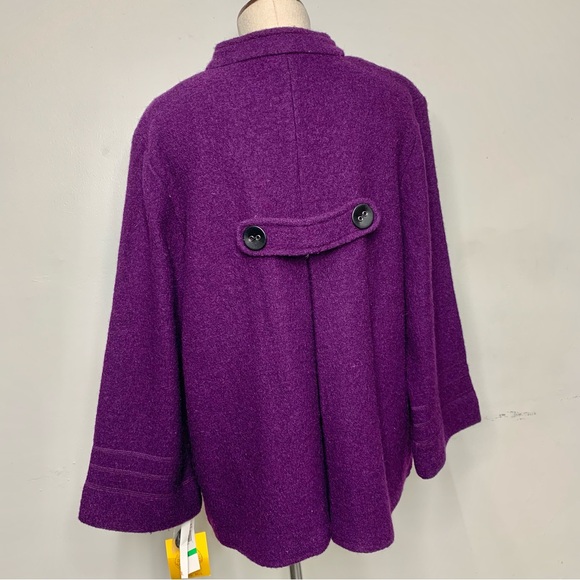 Ruby Rd. Purple Button-Up Jacket - Picture 9 of 12